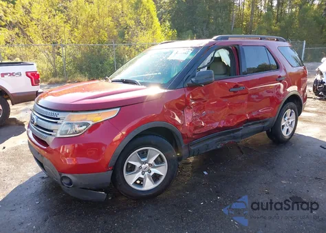 2013 Ford Explorer z USA, uszkodzony, nr VIN 1FM5K7B86DGB17991